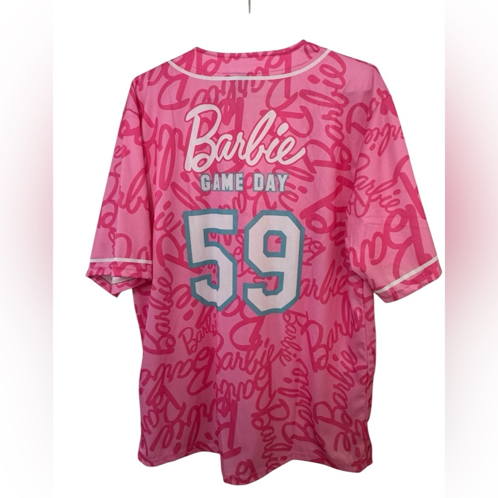 Barbie Pink Game Day #59 Women’s XL Baseball Jersey Minnesota Twins MINTY